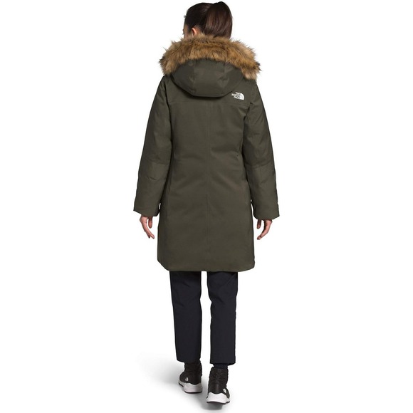 The North Face New Defdown Parka Women's XL FUTURELIGHT Winter Down Jacket Green - Picture 2 of 10